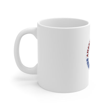 American Dream Shine Bright Mug — Patriotic Eagle 11oz Coffee Cup