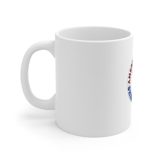 American Dream Shine Bright Mug — Patriotic Eagle 11oz Coffee Cup