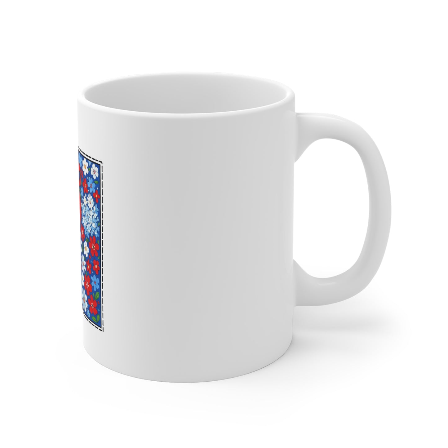 Arizona Floral State Mug — 11oz Cute Daisy Map Coffee Cup