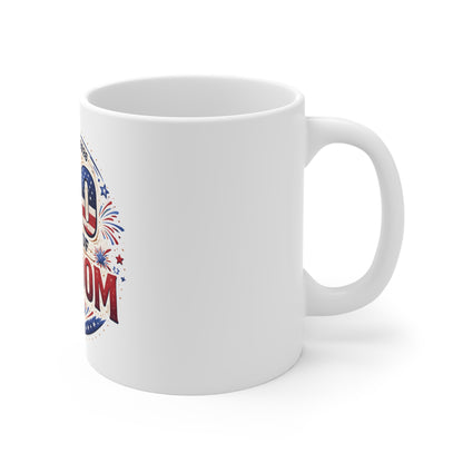 250 Years of Freedom Mug 1776–2026 – Vintage Patriotic USA Coffee Cup – American Flag Anniversary Mug 11oz