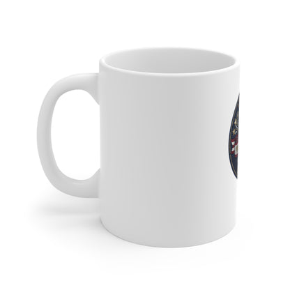 1776–2026 Proud & Free 250 Mug — Patriotic Eagle Coffee Cup