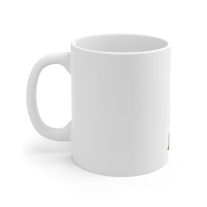 Patriotic Letter A Coffee Mug – American Flag Alphabet Mug – Rustic USA Initial Mug – Vintage Americana Monogram Gift Mug 11oz