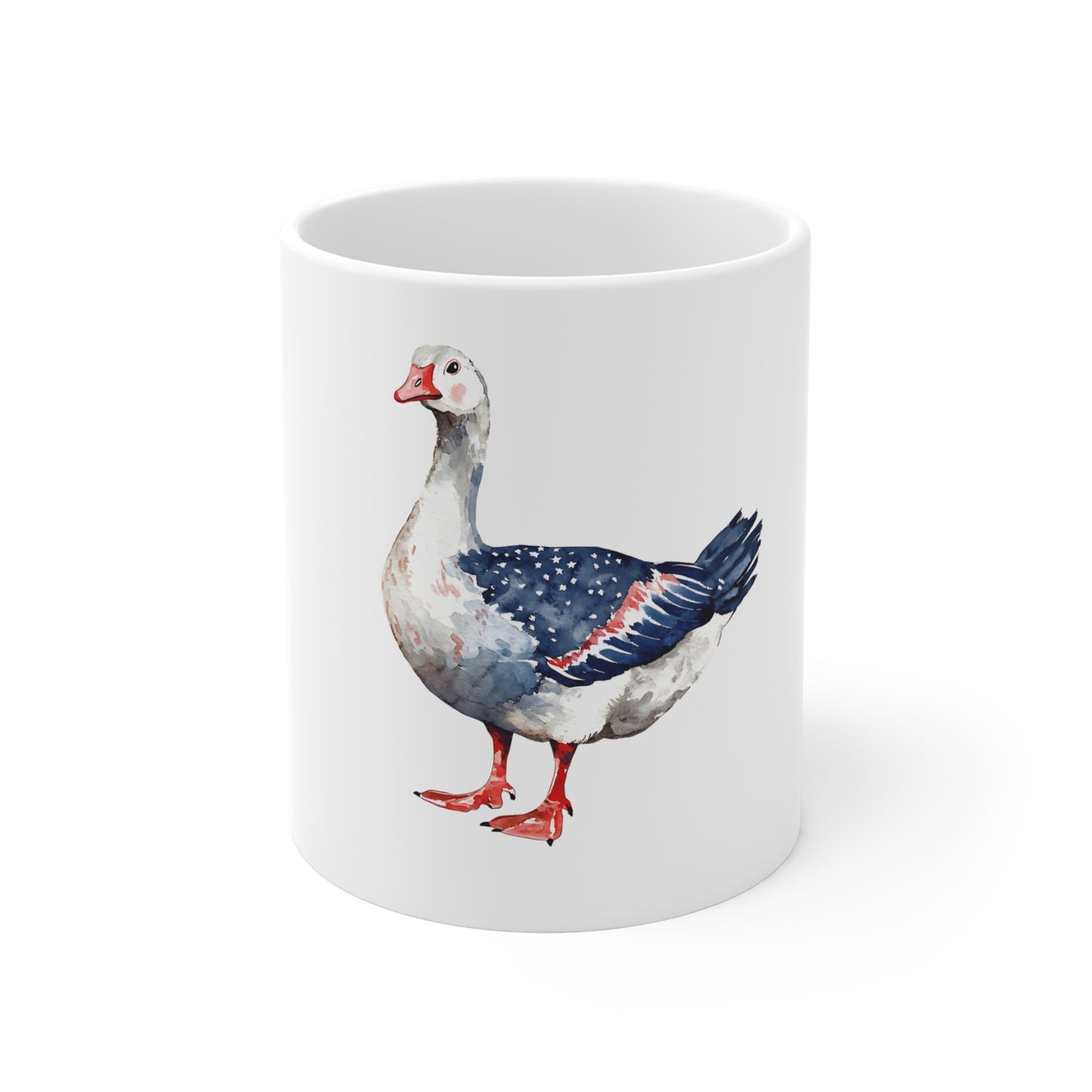 Watercolor Guinea Fowl Coffee Mug — 11oz Bird Lover Gift