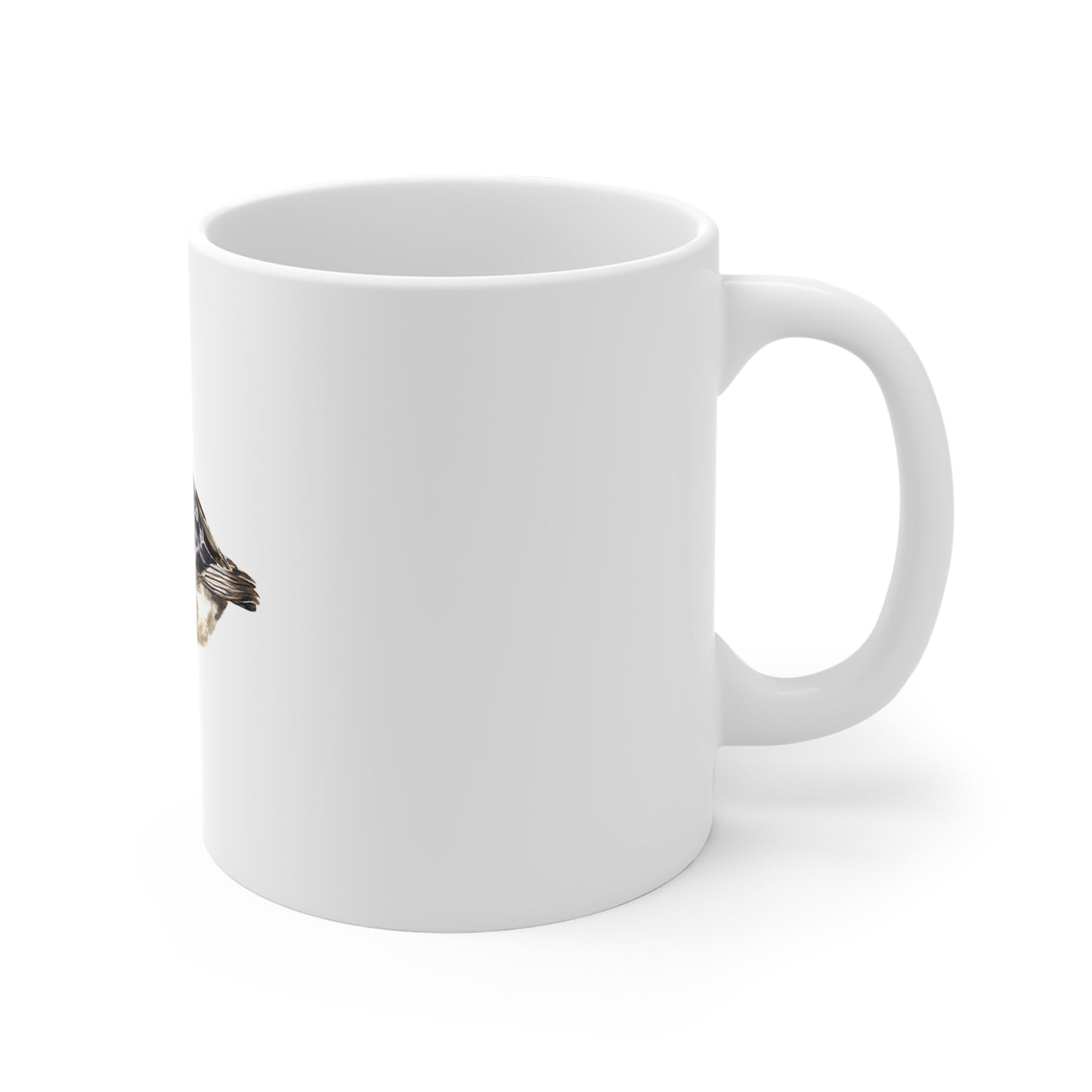Patriotic Goose Mug — 11oz Americana Watercolor Bird Coffee Cup