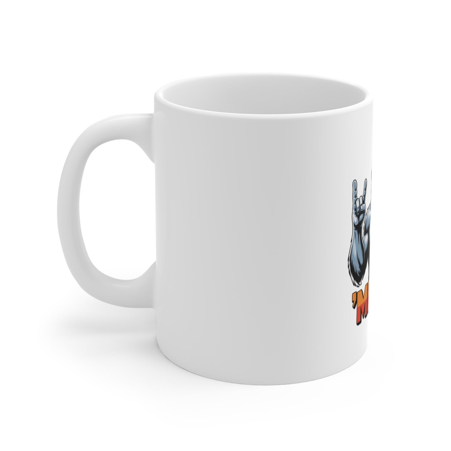 'Merica Gorilla 11oz Coffee Mug – Patriotic American Flag Funny Ape Design