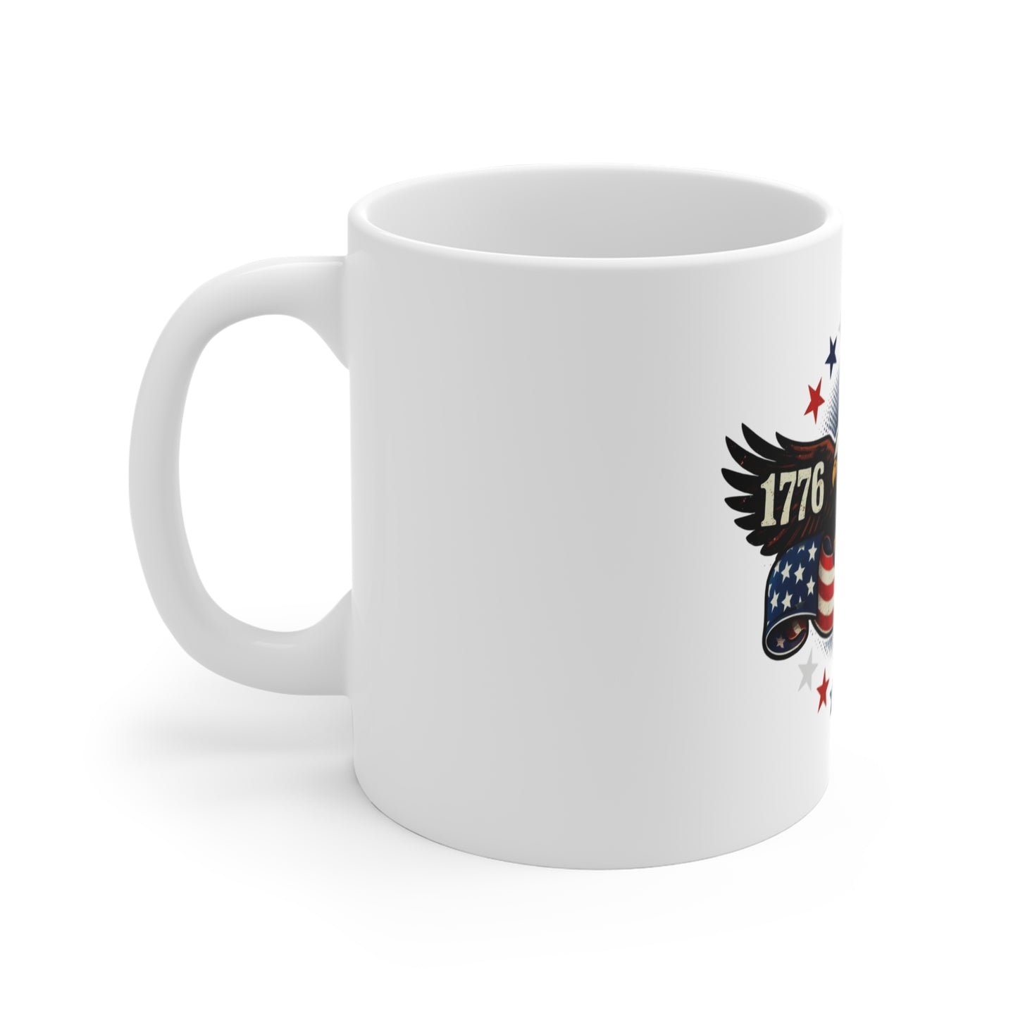 1776–2026 Patriotic Eagle Mug – American Flag Anniversary Coffee Cup