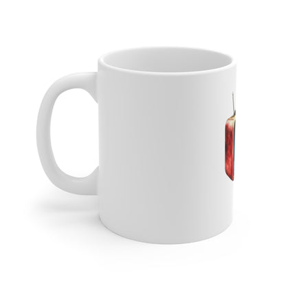 Vintage Radio Coffee Mug - Retro 1950s Style 11oz Ceramic Mug