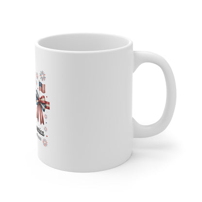 Patriotic Mug - "God Bless America: Land That I Love" 11oz