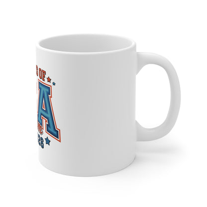 USA 250th Anniversary Coffee Mug — "250 Years of Freedom 1776–2026"
