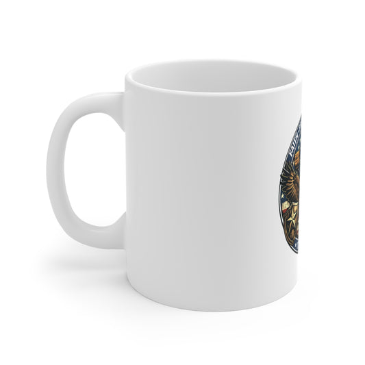 11oz Mug — Patriotic Eagle 'Faith • Freedom • 250 Years' 1776–2026 Anniversary Coffee Cup