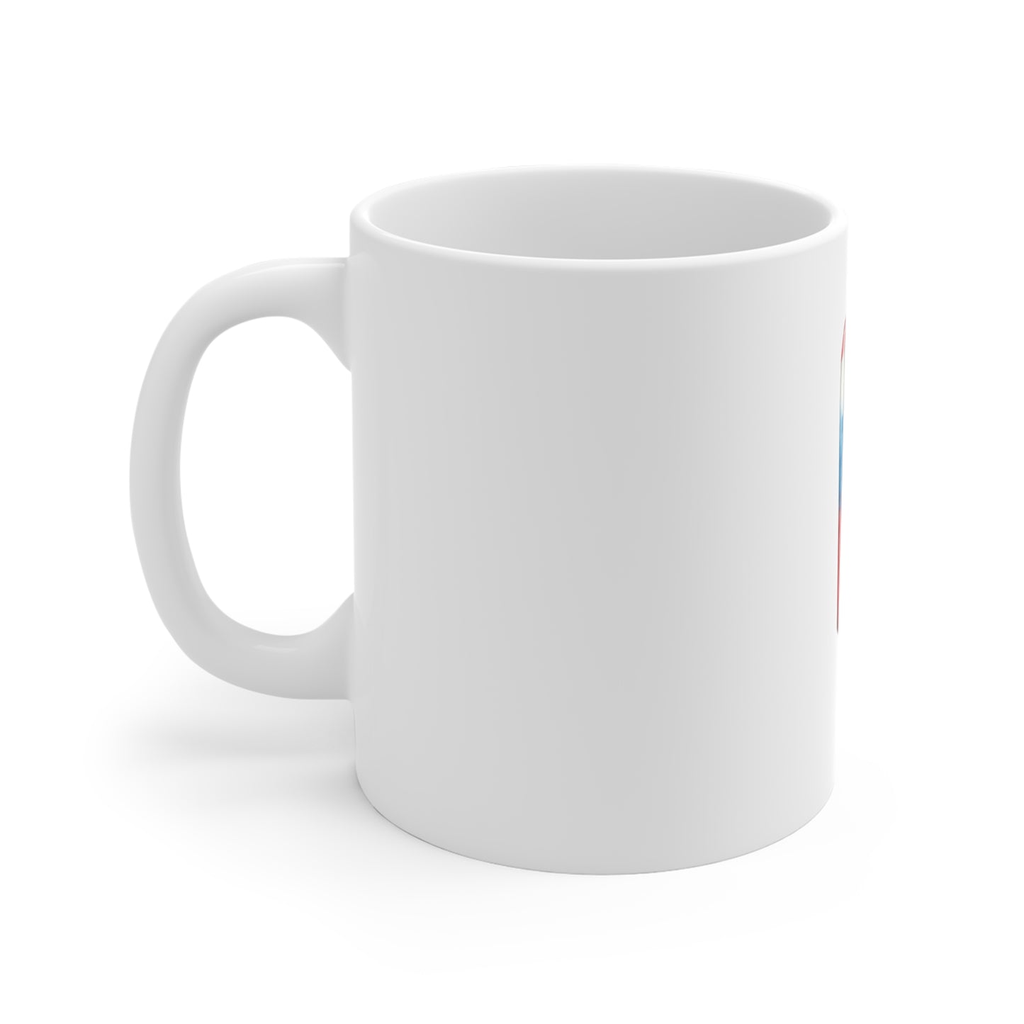 Patriotic Rocket Pop Mug — Red White & Blue Popsicle Coffee Cup (11 oz)