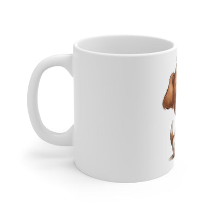 Cute Patriotic Puppy Bandana Coffee Mug – 4th of July Dog Mug – Americana Puppy with Flag Bandana & Ribbon Bow – Red White Blue Pet Lover Gift Patriotic Puppy 11oz Mug – Cute Dog with American Flag...