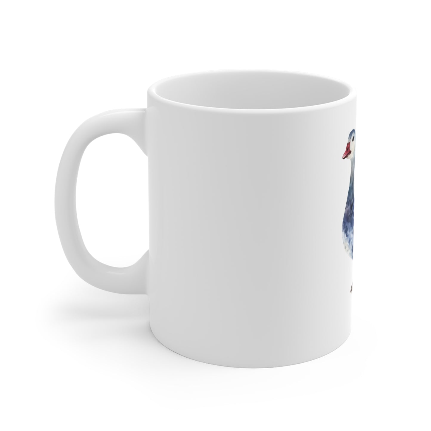 American Flag Goose Mug - Patriotic 11oz Coffee Cup