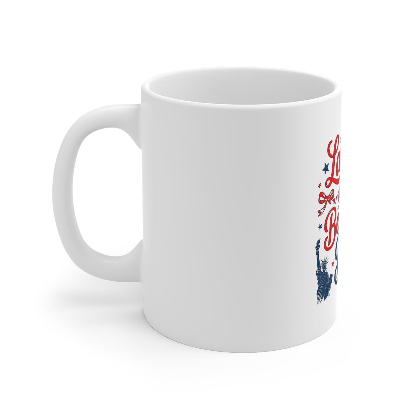Land of the Free Because of the Brave 11oz Patriotic Mug
