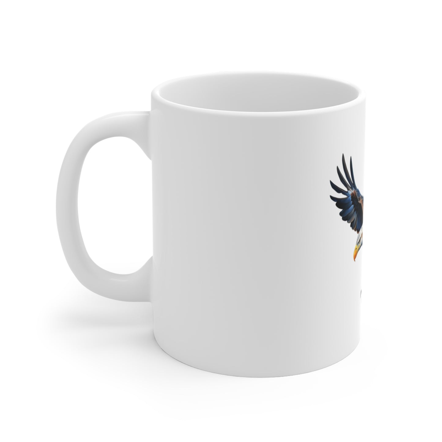 Eagle Flight Mug — Bald Eagle Coffee Cup, Patriotic Wildlife Drinkware