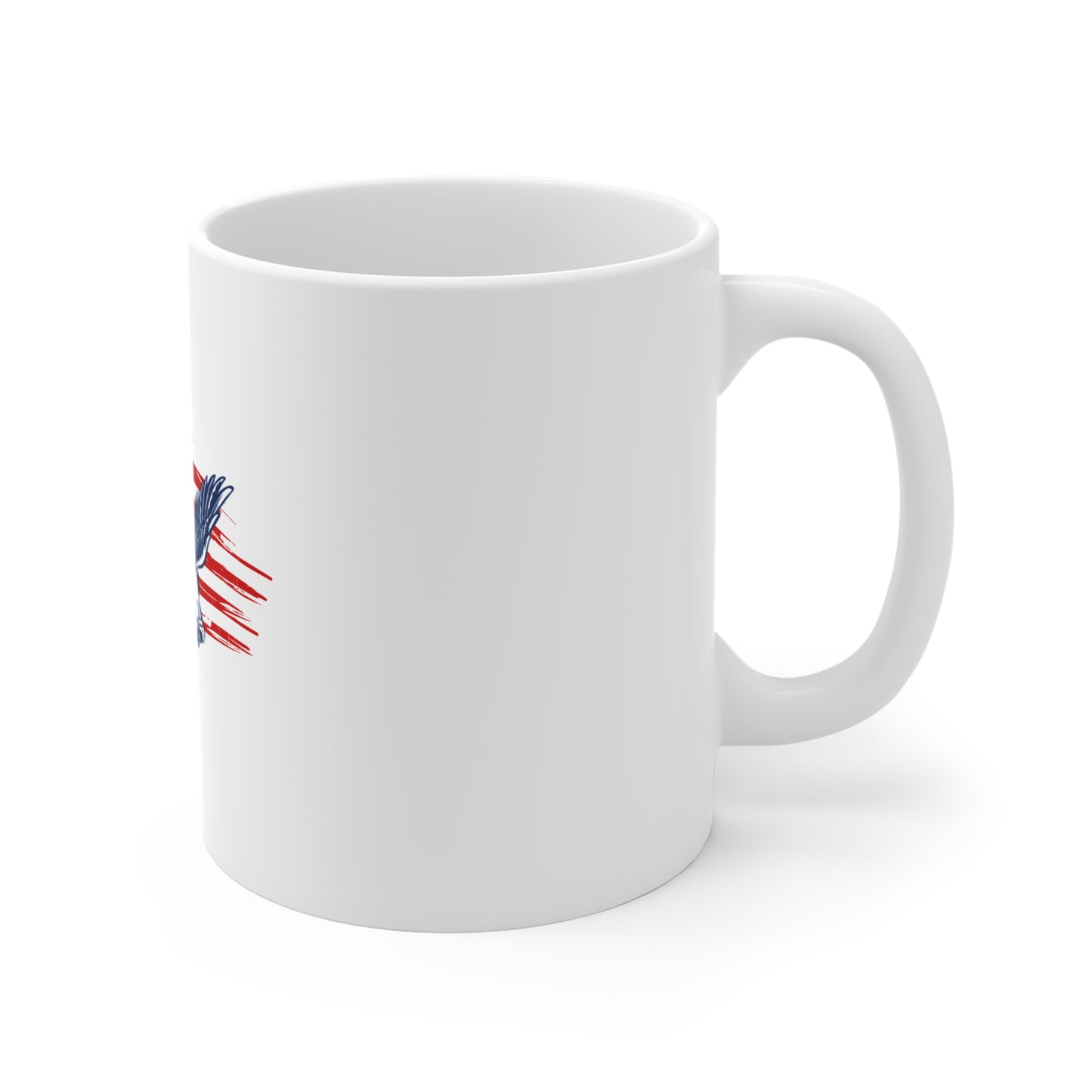 American Flag Eagle Mug — Patriotic 11oz Coffee Cup (USA Pride)