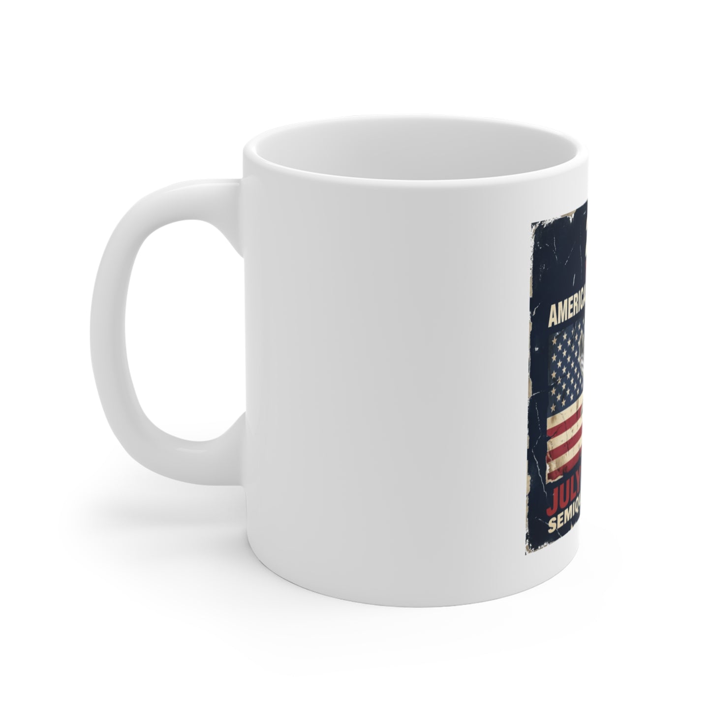 250 Years of American Independence Coffee Mug – July 4th 2026 Semiquincentennial Mug – Vintage USA Flag Eagle Patriotic Cup Mug 11oz