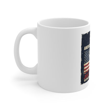 250 Years of American Independence Coffee Mug – July 4th 2026 Semiquincentennial Mug – Vintage USA Flag Eagle Patriotic Cup Mug 11oz