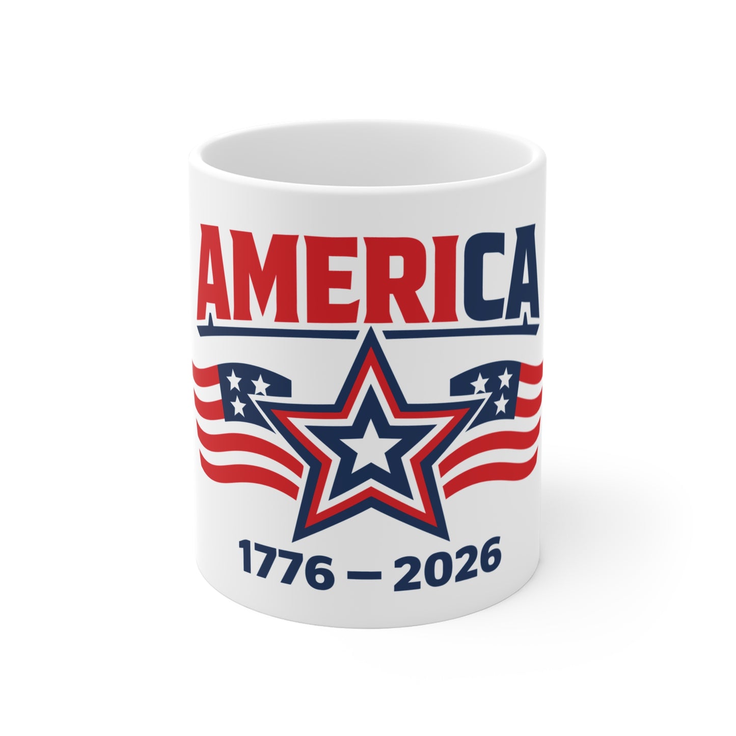 America 250th Anniversary Coffee Mug – 1776–2026 Patriotic Star Mug – USA Centennial Celebration Mug – Red White Blue America Cup America 1776–2026 Patriotic Coffee Mug – Red White Blue Star Fourth of...