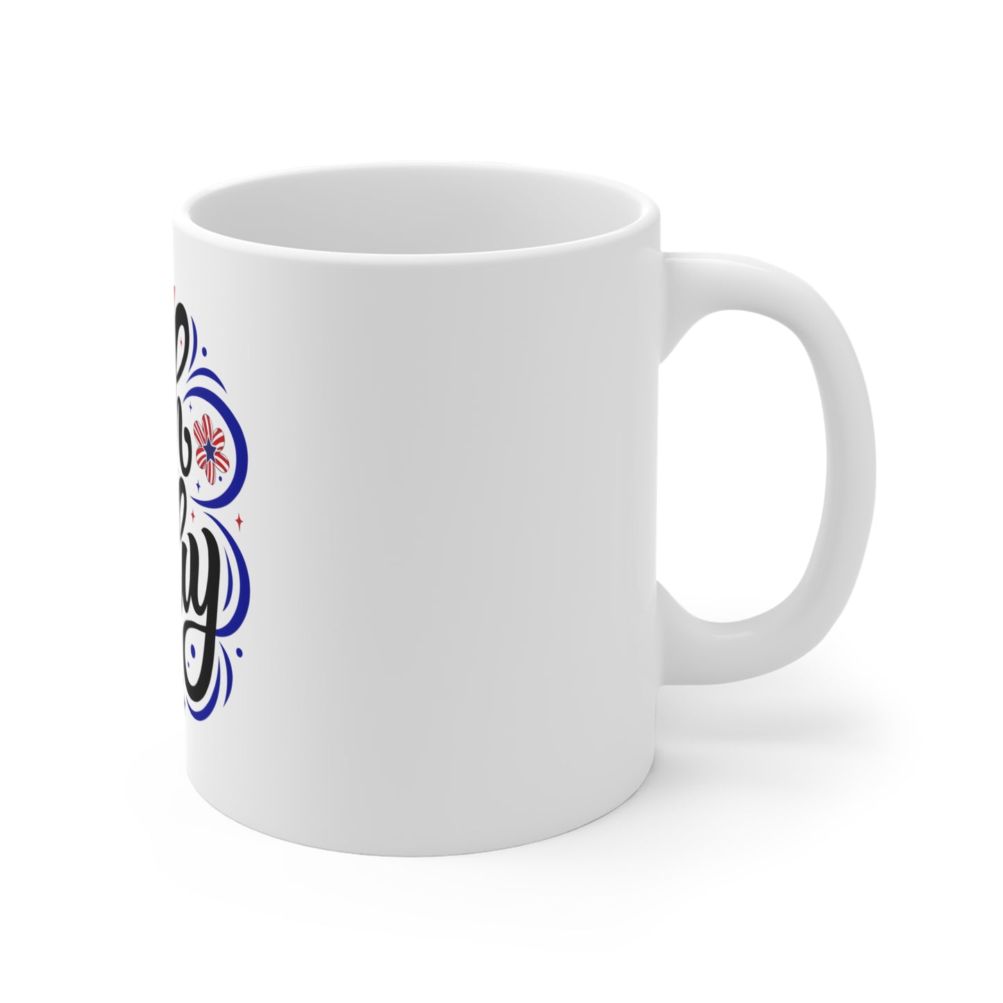 4th of July Mug - Patriotic Fireworks 11oz Coffee Cup