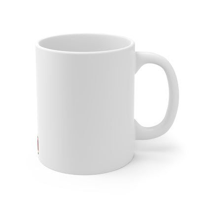 Distressed American Flag Number 1 Coffee Mug – Vintage Patriotic Number Mug – Rustic USA Flag Art Cup – Americana Style Gift Mug 11oz