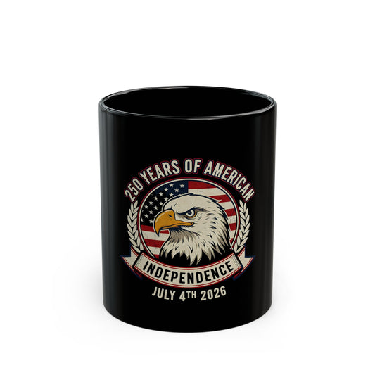 Independence Eagle Mug — 250 Years of American Independence, July 4th 2026