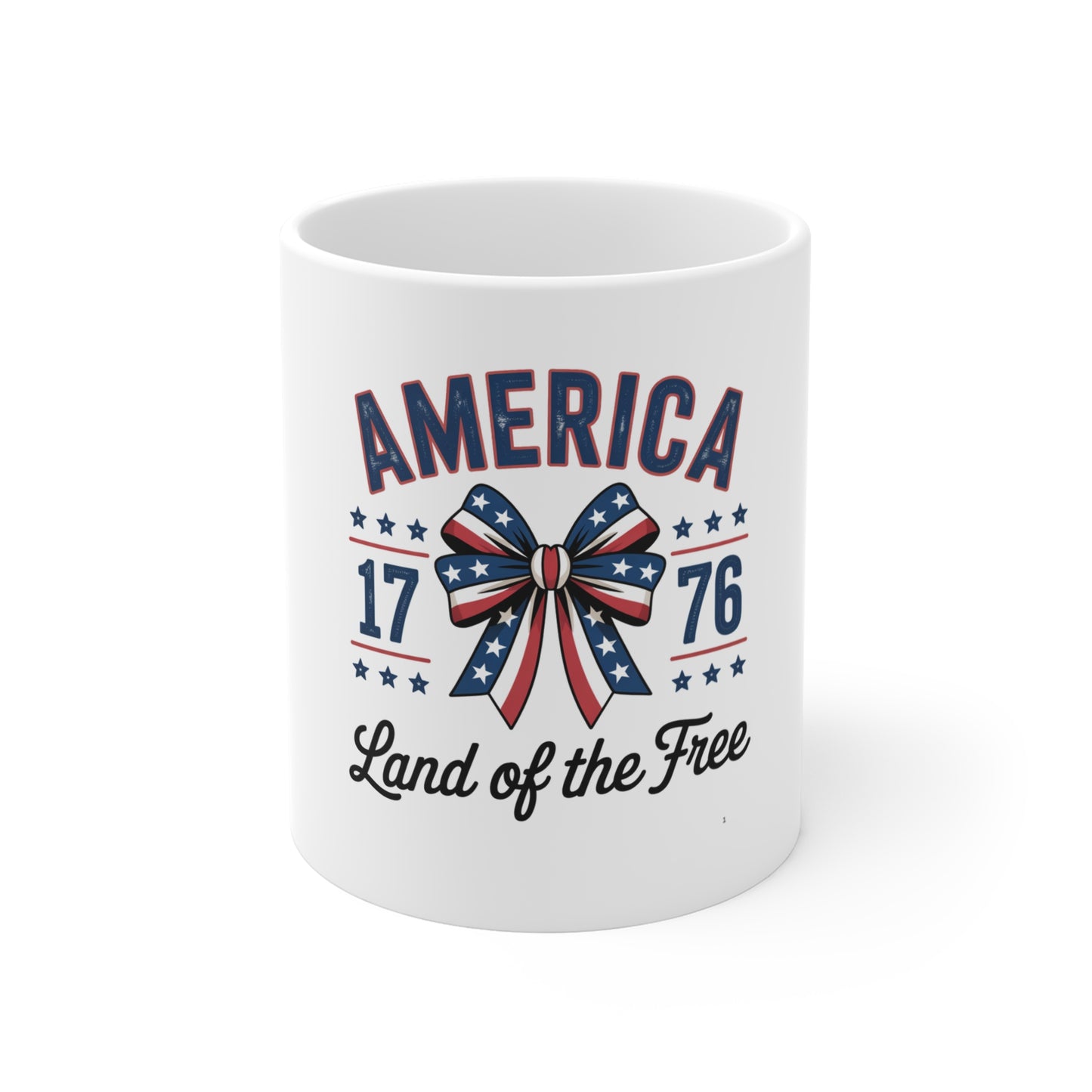 America 1776 'Land of the Free' Patriotic Mug - 11oz