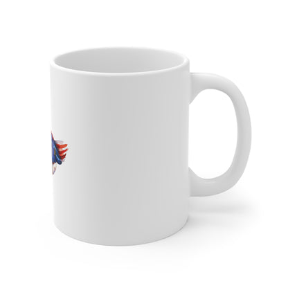 Watercolor Goose Mug — Colorful Farmbird Coffee Cup (11 oz)