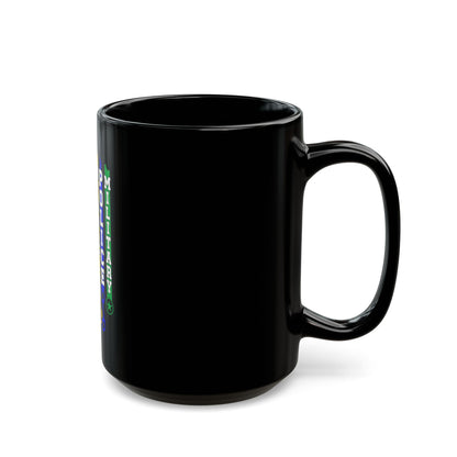 First Responders Flag Mug – EMS Fire Nurse Dispatch Police Military Coffee Cup – American Heroes Tribute Design Black Mug (11oz, 15oz)