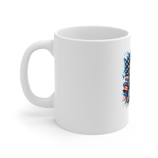 4th of July Eagle Mug — Patriotic American Flag Coffee Cup