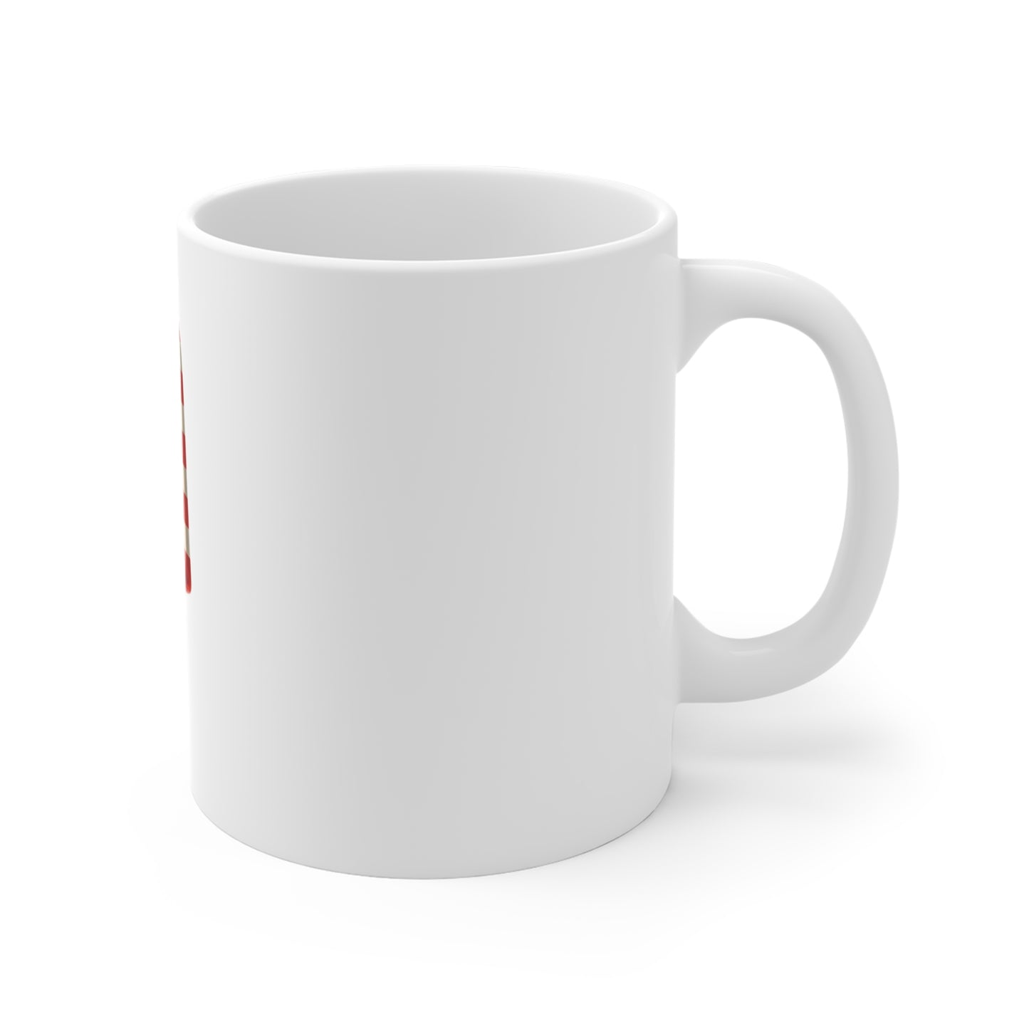 American Flag Popsicle Mug - 11oz Patriotic Fourth of July Coffee Cup