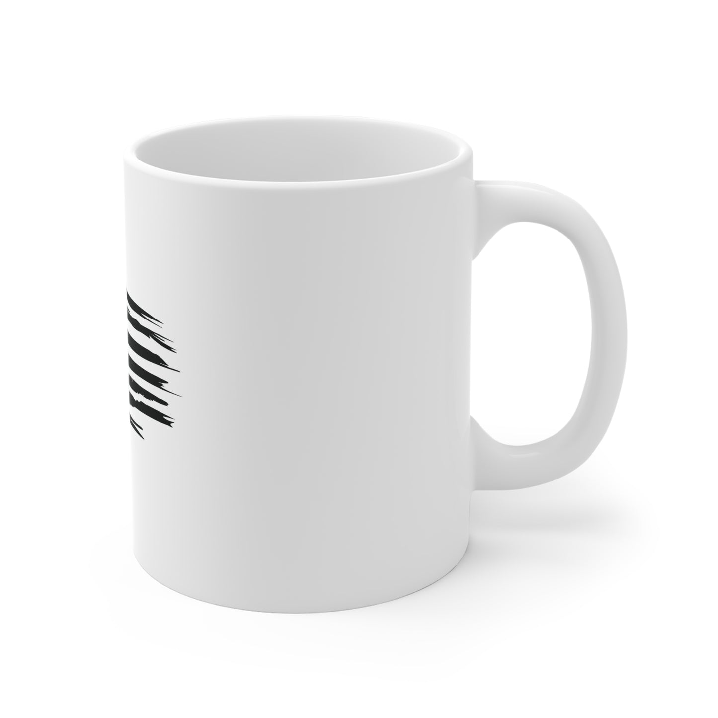 Distressed American Flag Skull Mug – Blacked Out USA Skull Coffee Mug – Grunge Patriotic Skull Cup – Tactical Style American Flag Mug Mug 11oz