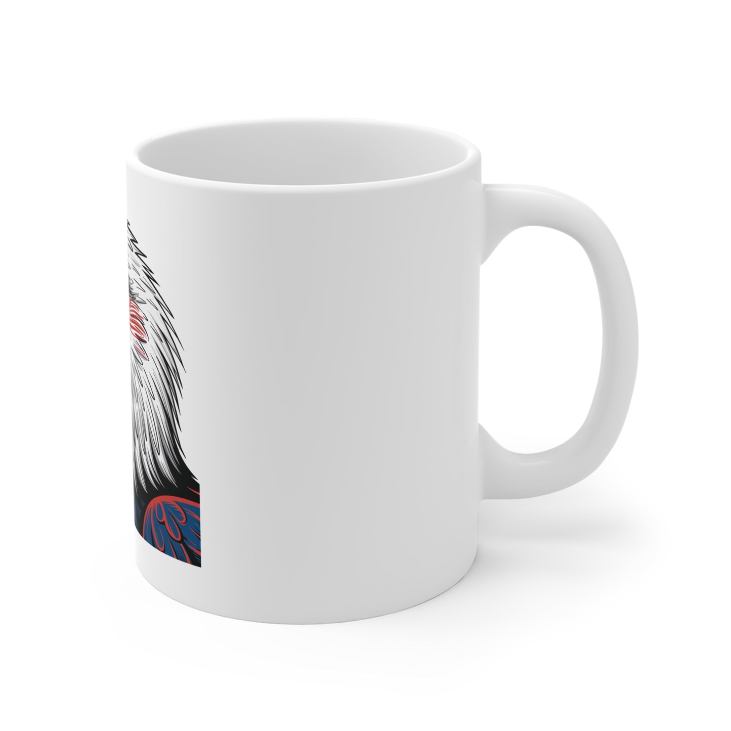 Eagle Portrait Mug — Patriotic Bald Eagle Coffee Cup (11oz)