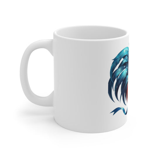 Patriotic Rooster Coffee Mug – American Flag Rooster Mug – Colorful Americana Farmhouse Art Cup – Unique USA Gift Mug Patriotic Rooster Coffee Mug – 11oz USA Flag Farmhouse Kitchen Gift