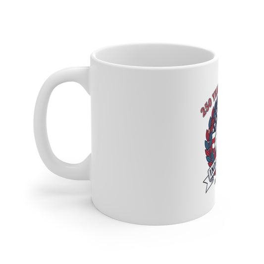 Independence 250th Eagle Mug — 4th of July 2026 American Flag Coffee Cup