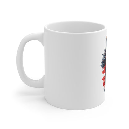 Liberty Statue Mug – American Flag Statue of Liberty 11oz Coffee Cup