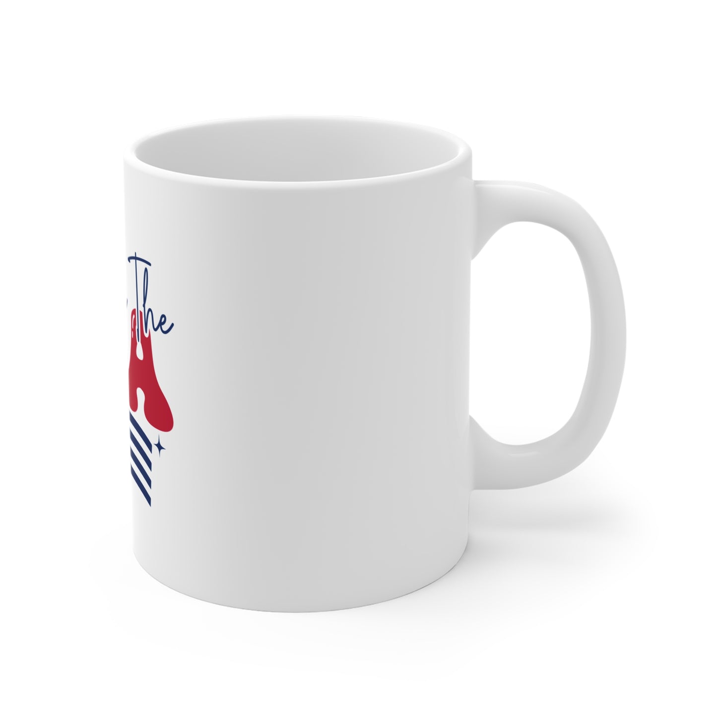 Made in the USA Flag Coffee Mug – Patriotic American Flag Mug – Retro Americana Typography Cup – USA Pride Gift Mug Mug 11oz