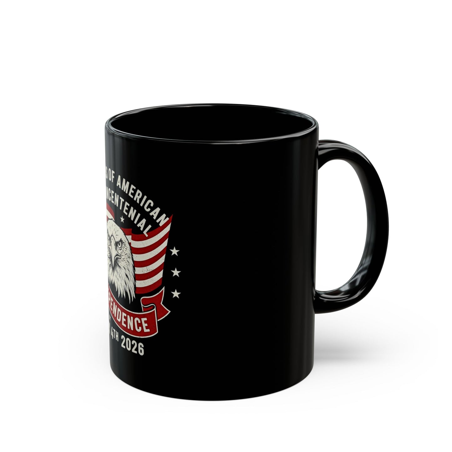 Independence 250th Commemorative Mug — July 4th 2026 American Flag & Eagle