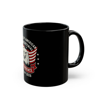 Independence 250th Commemorative Mug — July 4th 2026 American Flag & Eagle